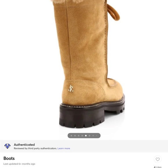 Jimmy Choo Buffy Boots 8.5 NIB - Picture 4 of 16